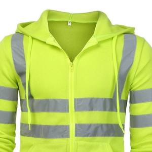 Chaqueta de Seguridad Reflectante de Alta Visibilidad Personalizada, Chaqueta de Invierno Tipo Bomber con Capucha, Chaqueta de Seguridad Acolchada de Alta Visibilidad en Venta, Servicio OEM - Product Image 4