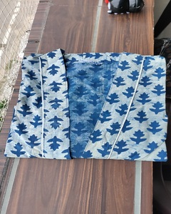 Kimono Elegante y Romántico de Algodón con Estampado Floral Hecho a Mano, Ropa de Dormir Transpirable de Manga Larga para Mujer, para Usar en Todas las Estaciones - Product Image 6