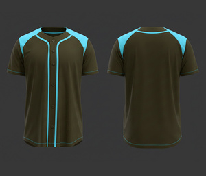 Entrega Rápida, Uniforme de Béisbol con Sublimación Completa |   Uniforme de Béisbol para Equipo con Logotipo y Números Personalizados |   Poliéster Transpirable - Product Image 4