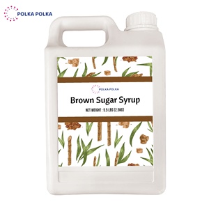 Sirop de boisson au sucre brun de haute qualité pour ingrédients liquides de thé Boba pour boissons et garnitures emballés dans une bouteille - Product Image 1