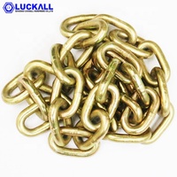 Cadena de Transmisión Soldada de Zinc Galvanizado DIN5685, Acero al Carbono, Eslabones Cortos/Medianos, Comercial/Industrial, 8MM