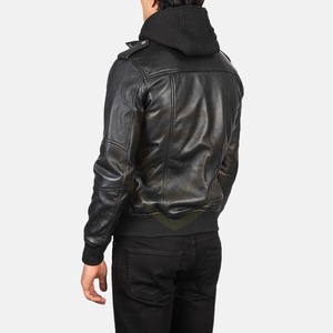 Stylish <b>Men's</b> Genuine Leather <b>Jacket</b> with <b>Long</b> Sleeve Latest Design Winter <b>Jacket</b> High Quality Best Popular Style Leather <b>Jacket</b> - Product Image 6