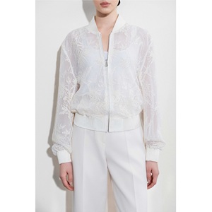 Chaqueta vaquera al por mayor para mujer, modelo ODM FROST WHISPER, con cuello alto, compatible con ODM, para mujer - Product Image 1