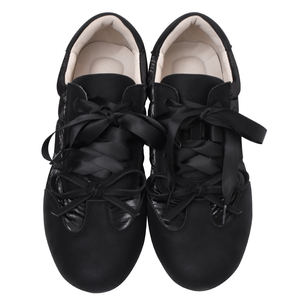 Zapatos planos de ballet de cuero genuino para mujer de Ann'S, con cordones de cinta, informales, de tacón bajo - Product Image 5