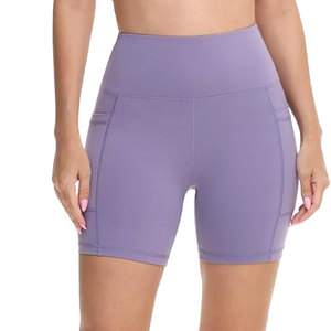 Shorts Deportivos Transpirables y Ecológicos para Mujer, MOQ Bajo, Alta Calidad, Impresión de Logotipo Personalizado, Material Spandex/Poliéster, Nueva Llegada - Product Image 1