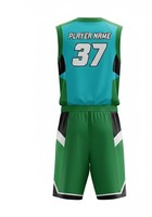 Seragam Basket Unisex Custom Print Grosir 2026 MOQ Rendah, Bahan Polyester 100% Anti-Bakteri, Menyerap Keringat, dan Bernapas