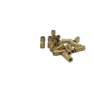 Superlative Quality M3.5 X 11.20 MM Threaded Brass Insert Nut Fasteners Made in India at Reasonable Price