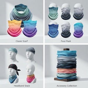 Neck Gaitert Breathable Quick Dry Flow Lightweight Shape Easy Wrap Multi-function Hiking Camping Outdoor Four Stretch Fabric - Product Image 4