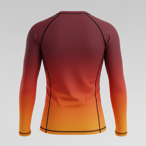 เสื้อแรชการ์ดแขนยาวแบบยูนิเซ็กซ์ แห้งเร็ว กระชับรูปทรง เหมาะสำหรับเล่นเซิร์ฟ ดำน้ำตื้น ดำน้ำลึก และฝึกซ้อม - Product Image 2