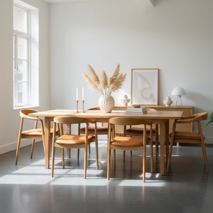 เก้าอี้รับประทานอาหารกลางแจ้งทันสมัย โชเปีย ทำจากไม้สักแท้ เฟอร์นิเจอร์สำหรับสวนและลานบ้าน เก้าอี้รับประทานอาหารไม้สไตล์ร่วมสมัย - Product Image 2