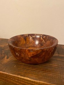 Handmade resin bowl <b>decorative</b> epoxy fruit bowl glossy finish modern design <b>kitchen</b> decor centerpiece stylish gift <b>item</b> - Product Image 6