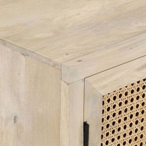 Aparador de Madera de Mango Sólida en Color Natural, Tamaño Mediano - Product Image 5