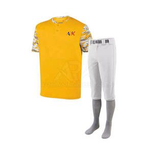 Uniformes de béisbol de diseño único hechos en fábrica, uniformes de béisbol con logo personalizado impreso para unisex, talla grande, transpirables - Product Image 4