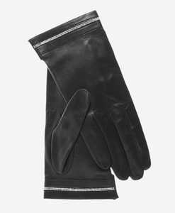 Leather <b>Touchscreen</b> <b>Gloves</b> Wrist Length Breathable Plain Style Thermal Warmth Casual Winter Use Unlined Black - Product Image 2