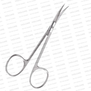 Tijeras Iris con diseño sueco de 4-1/4″ (11 cm) – Tijeras quirúrgicas de uso general de hoja larga de acero inoxidable de Vaslcare - Product Image 4
