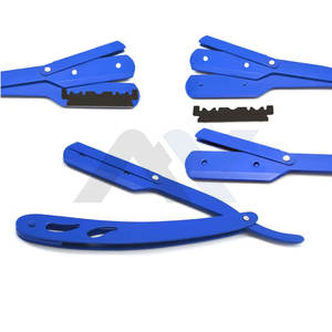 Navaja de Afeitar Recta para Barbería, Navaja Plegable para Peluquería Masculina, Uso Profesional en el Hogar, Logotipo Personalizado, Marca OEM - Product Image 4