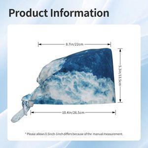 Doctor Hats Unisex Surgical Scrub Caps Nurses Professional Quick Dry Breathable Comfortable Hair Protection Medical Use Worsted - Product Image 5