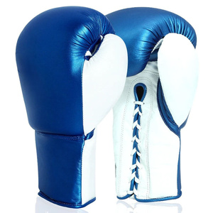 Gants de boxe MMA sportifs pour adultes 2026 avec logo personnalisé, en cuir exquis, antidérapants, avec sangle de poignet réglable et fermeture auto-agrippante étanche - Product Image 1