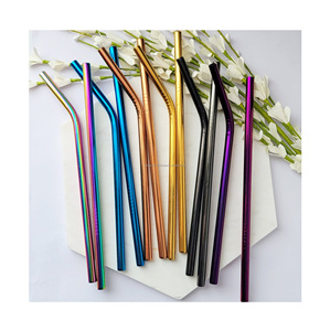 <b>Reusable</b> Stainless Steel <b>Straws</b> for Eco-Friendly Living and Sustainability - Product Image 3