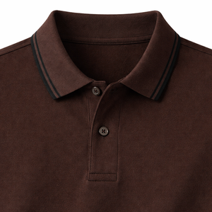 Polo de Algodón Piqué de Alta Calidad con Diseño de Ribete, Personalización de Marca, Proveedor OEM ODM - Product Image 5