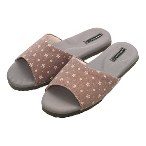 Vero&nique Brown Bamboo Charcoal Odor-Resistant <b>Slippers</b> - Elegant and Simple Home Decor - Product Image 1