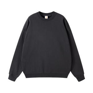 เสื้อสเวตเชิ้ตผู้ชายแบบมีฮู้ด ดีไซน์ใหม่ ผ้าเทอร์รี่ ทรงโอเวอร์ไซส์ หนานุ่ม ใส่สบาย ไหล่ตก  รับสั่งทำได้ - Product Image 1