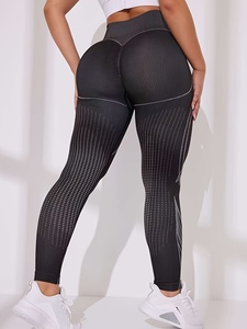 Leggings de yoga souples pour femmes, taille haute, en nylon, pantalons de yoga athlétiques, fabricant de leggings de fitness et d'entraînement ODM - Product Image 2