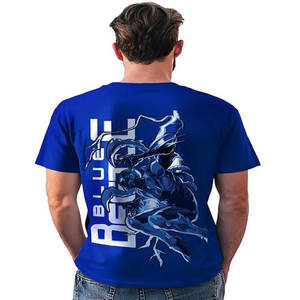 T-shirt Homme 240g en Coton Pima Grande Taille Blanc Pur Manches Courtes Coupe Ample Épaules Tombantes 100% Coton Logo Avant Design Vierge - Product Image 1