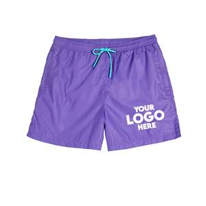 Shorts de basket-ball pour hommes, légers, respirants, grandes tailles, shorts de bain en nylon, logo personnalisé, shorts de sport pour hommes - Product Image 1