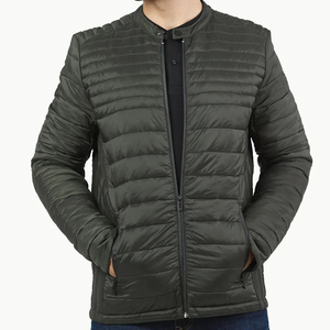 Wholesale Custom Men's Stand Collar Winter <b>Waterproof</b> <b>Padded</b> Bubble Jacket Quilted Outdoor Custom Puffer Jacket Men - Product Image 1