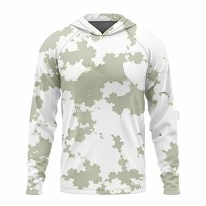 Sudadera con Capucha de Pesca para Hombre, Manga Larga, Protección Solar UPF 50, Impresión por Sublimación, Poliéster, Anti-UV - Product Image 3