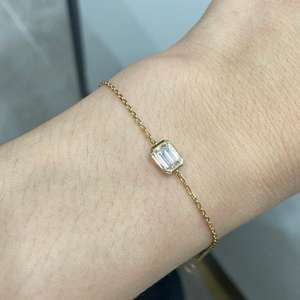 Nouveau design Bracelet en or 18 carats en acier inoxydable pour femme, bracelet diamant, bijoux de mode personnalisés, nouveau design 2026 - Product Image 6