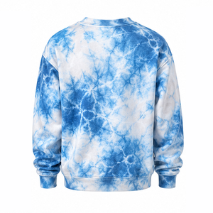 Sudadera Tie Dye Teñida por Inmersión, Ajuste Regular, Forro Polar Cepillado, Cuello Redondo, Exportador de Ropa Personalizada, Moda, Ropa Cómoda, Casual - Product Image 2