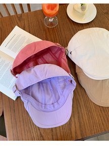 Wholesale Sports 100% Cotton <b>Flat</b> Cap Ear Flaps Warm Bulk Custom OEM Thermal Foldable Unisex Four Seasons <b>Hat</b> - Product Image 6