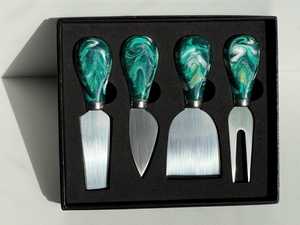Premium Resin <b>Cheese</b> <b>Knives</b> <b>Set</b> with Stainless Steel Blades Kitchen Serving Tools - Product Image 2