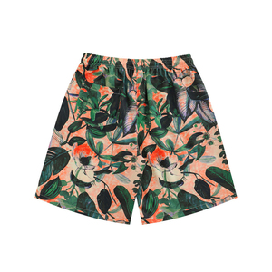 Shorts de Baño para Hombre con Estampado Floral, Secado Rápido, Cintura con Cordón Ajustable, Estilo Casual - Product Image 2