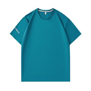 Camiseta de Algodón Premium, Cuello Redondo, Corte Regular, Manga Corta/Larga, Lisa, Básica, Informal, Personalizable, al por Mayor - Product Image 5