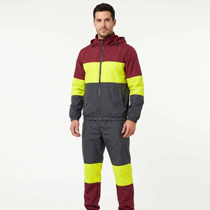 Custom Logo <b>Nylon</b> <b>Tracksuit</b> <b>Men</b> Windbreaker Jacket High Quality Streetwear Sweat Suits Unisex Sports - Product Image 5