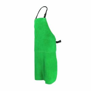 Tablier de soudeur en cuir de vachette pleine fleur de qualité supérieure, protection corporelle industrielle pour la construction et la lutte contre les incendies - Product Image 3