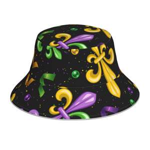 Custom Embossed Logo Solid Eyelet Cotton Denim Panama Fisherman Bucket Hat 100% Cotton Button Wholesale Adults Casual - Product Image 5