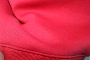 เสื้อสเวตเชิ้ตคอเต่าปักลาย HAWKS สีแดงสด ด้ายละเอียด ตัดเย็บตามสั่ง - Product Image 6