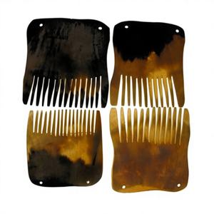 100% Peine de cuerno de búfalo Artesanías naturales hechas con cuerno de animal Alta venta para Barba Exportación de India - Product Image 1