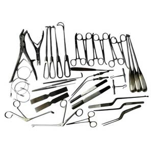 Ensemble d'instruments de craniotomie neurochirurgicale orthopédique, 40 pièces, en acier inoxydable, kit d'outils chirurgicaux pour la chirurgie cérébrale et osseuse - Product Image 1