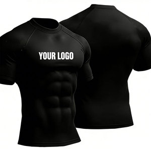 Camisetas de Compresión para Hombre al por Mayor, con Logotipo Personalizado, para Gimnasio, Fitness, Deporte, Secado Rápido - Product Image 1