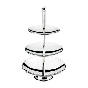 Support à gâteau élégant en métal doré pour la décoration d'occasions festives, ajoutant une brillance luxueuse et une grande stabilité - Product Image 5
