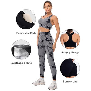 Ensembles d'entraînement complets pour femmes : Leggings push-up, soutien-gorge de sport haute performance et shorts de sport pour un confort et des performances ultimes - Product Image 2