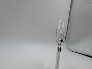 Boucles d'oreilles en argent 92.5 Style de charme minimaliste plaqué or et léger élégant pour la fête de mariage ou le cadeau - Product Image 2