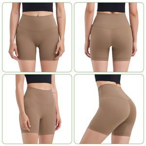 Pantaloncini da Ciclismo a Vita Alta da Donna, Leggings Sportivi in Spandex con Controllo Pancia, Lunghezza Interna 6.3 Pollici, Senza Cucitura Frontale, per Sport, Fitness e Yoga - Product Image 5