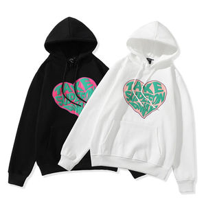 Sweat à capuche court unisexe en coton épais 100 %, personnalisable avec impression en relief et broderie, couleur unie, vente en gros - Product Image 1