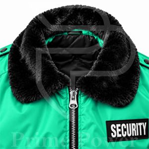 Chaqueta Bomber Profesional para Personal de Seguridad con Bolsillos Utilitarios para Uniforme de Guardia Corporativa, Producción al por Mayor para Grandes Cantidades - Product Image 4